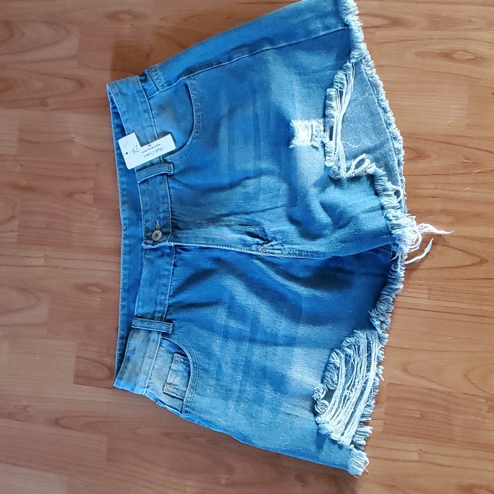 denim shorts